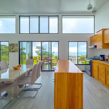 Panoramic Ocean View Jungle Home With Private Pool Uvita Exterior photo